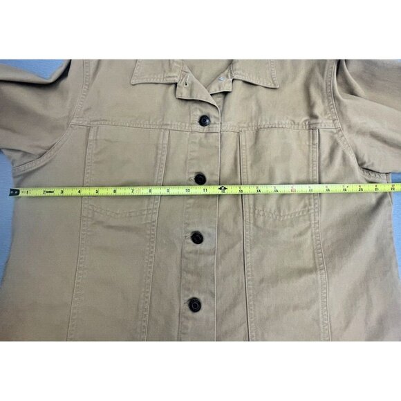 Blassport Brown Women’s Jacket Denim Button Down Jacket Size XL - Picture 9 of 13